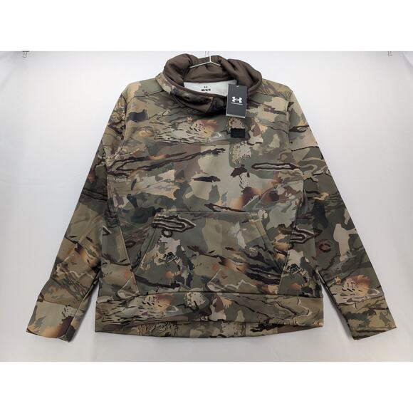 NWT Under Armour Women's UA Forest Storm Kang zip Hoodie in Camo sz Medium - Picture 4 of 8